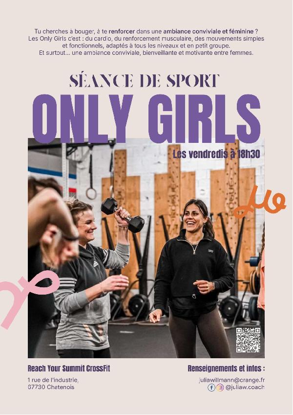 Séances de sport – Only Girls 