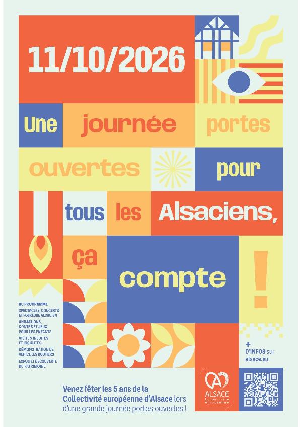 JOURNÉE PORTES OUVERTES - COLLECTIVITÉ EUROPÉENNE D'ALSACE