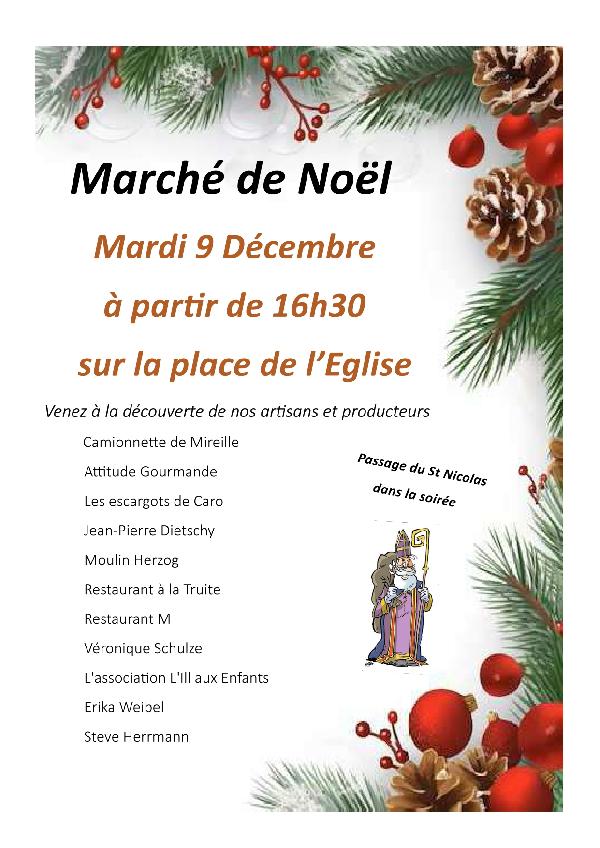 Marché de Noël à Illhaeusern