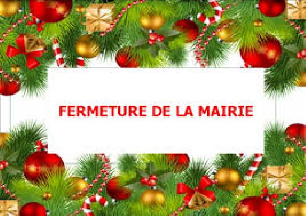 Fermeture de la mairie