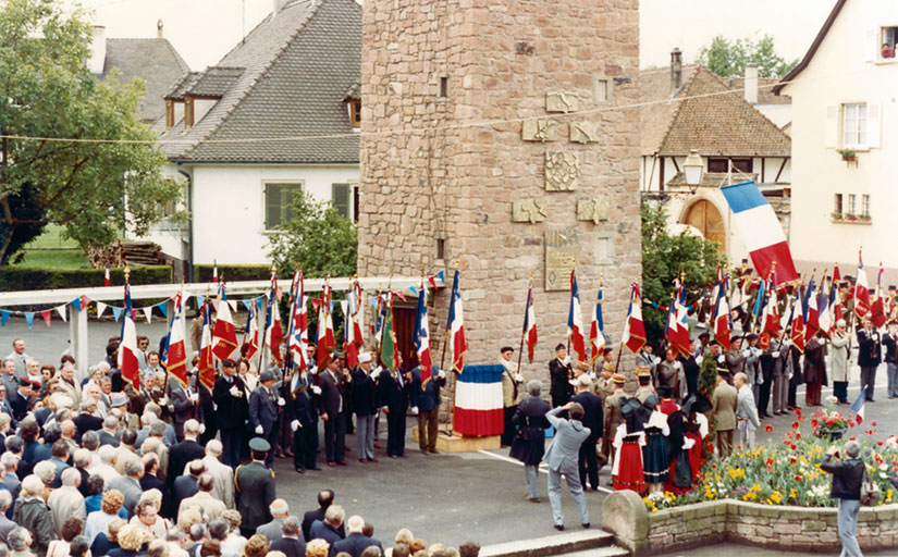 Inauguration du monument le 27 mai 1984